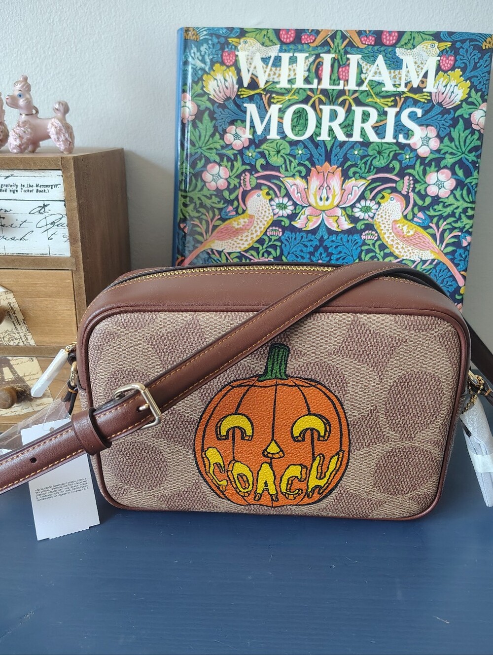 NWT Coach Pumpkin Jamie Camera Bag
